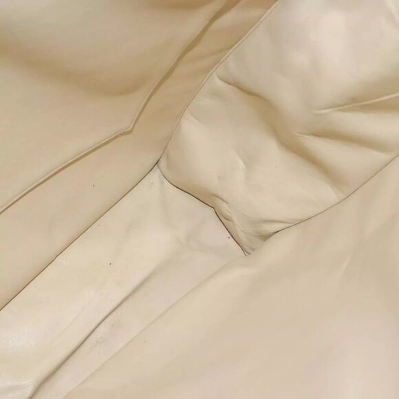 CHANEL COCO Mark Chain Tote Bag Caviar Skin Beige Gold CC Auth - Picture 6 of 16